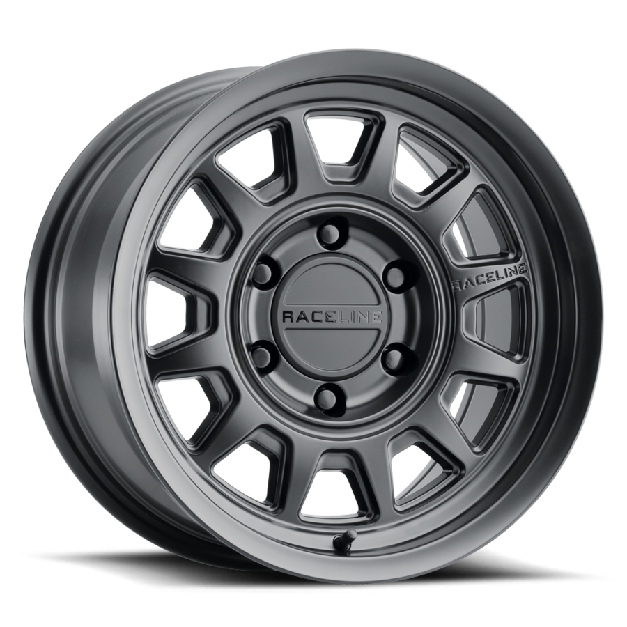 Aluminum Wheels 17x8.5 Aero HD 952B Satin Black 0 Offset 6 on 120 Bolt Pattern 78.1 Bore Raceline