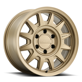 Aluminum Wheels 17x8.5 Aero HD 952BZ Satin Bronze Gold 0 Offset 6 on 139.7 Bolt Pattern 106.1 Bore Raceline