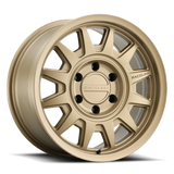 Raceline 952BZ-78565-00 Aluminum Wheels 17x8.5 Aero HD 952BZ Satin Bronze Gold 0 Offset 6 on 135 Bolt Pattern 87.1 Bore Raceline