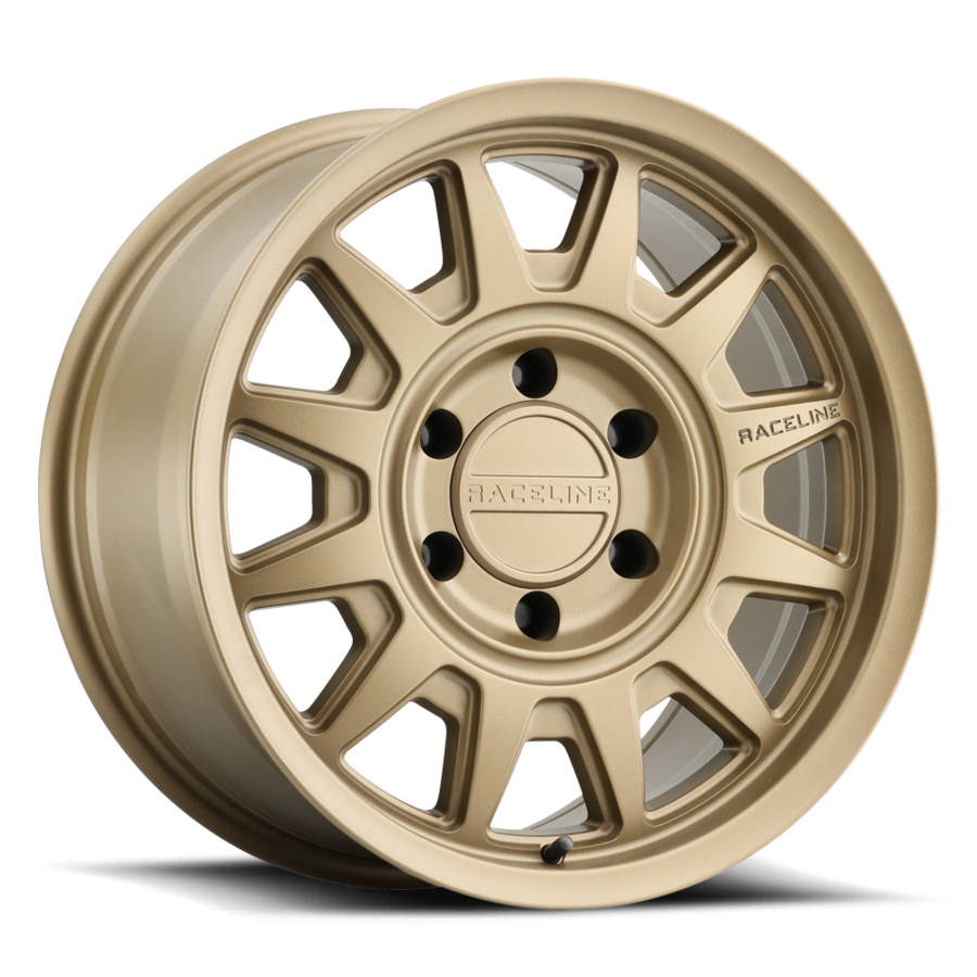 Aluminum Wheels 17x9 Aero HD 952BZ Satin Bronze Gold -12 Offset 6 on 139.7 Bolt Pattern 106.1 Bore Raceline