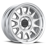 Raceline 952MC-68060-06 Aluminum Wheels 16x8 Aero HD 952MC Machined Silver -6 Offset 6 on 139.7 Bolt Pattern 106.1 Bore Raceline