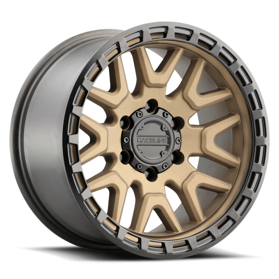 Aluminum Wheels 18x9 Krank 953BZ Satin Bronze -12 Offset 8 on 170 Bolt Pattern 125.2 Bore Raceline