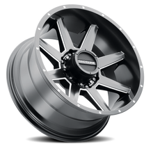 Load image into Gallery viewer, Aluminum Wheels 22x12 Stryker 954M Milled-Dimples Satin Black -44 Offset 8 on 165.1 Bolt Pattern 125.2 Bore Raceline