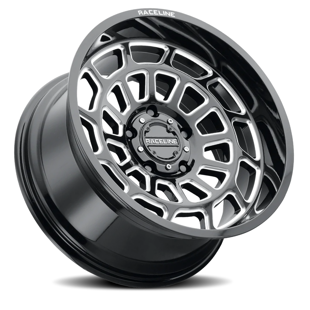 Aluminum Wheels 20x10 Warp 955M Milled Gloss Black -19 Offset 6 on 135 Bolt Pattern 87.1 Bore Raceline