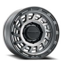Load image into Gallery viewer, Aluminum Wheels 17x9 Halo 957GB Gunmetal Gray Black Ring -12 Offset 8 on 170 Bolt Pattern 130.81 Bore Raceline