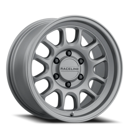 Aluminum Wheels 17x8.5 Rogue 958T Titanium Gray 0 Offset 6 on 139.7 Bolt Pattern 106.1 Bore Raceline