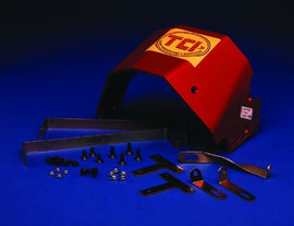 TCI Automotive 970000 Red Powerglide Aluminum Transmission Shield.
