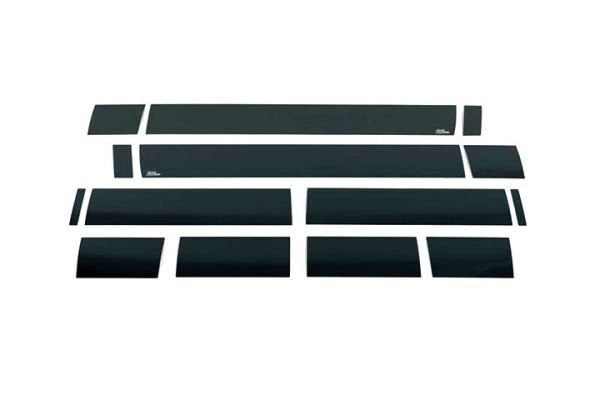 PUTCO 9751474BP BLACK PLATINUM ROCKER PANEL FITS; 2