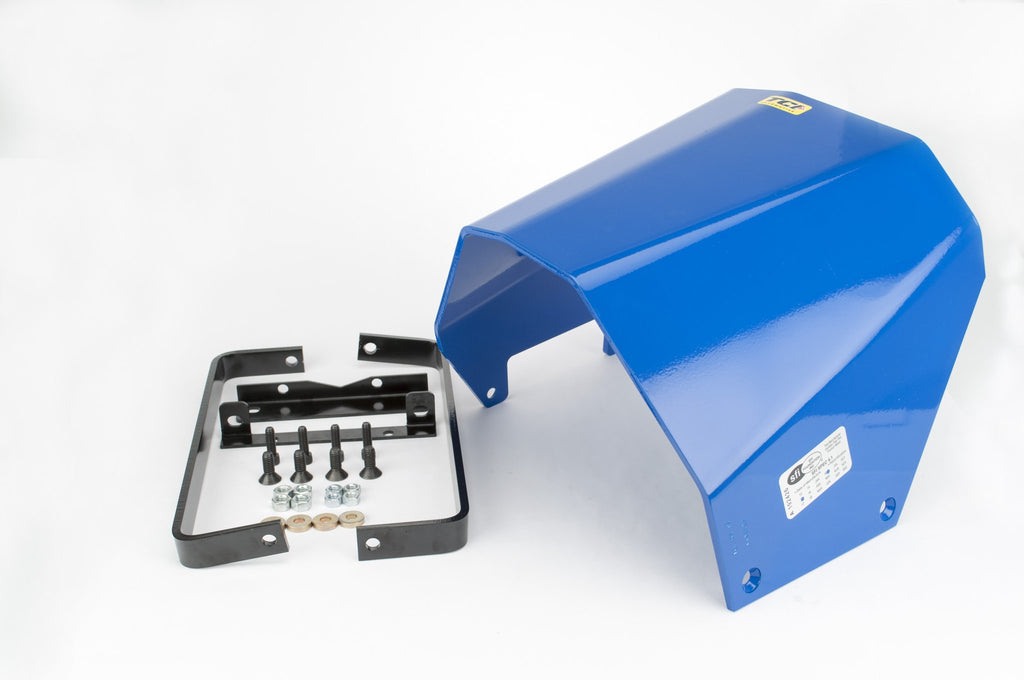 TCI Automotive 980005 Blue TH400 Aluminum Transmission Shield.