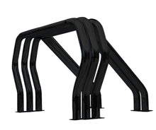 Load image into Gallery viewer, Go Rhino 9809560TDB Bed Bars Complete Kit - Triple Bar/Double Kicker (Between wheel wells) - Black