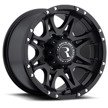 Load image into Gallery viewer, Aluminum Wheels 16x8 Raptor 981 Matte Black 0 Offset 8 on 170 Bolt Pattern 131 Bore Raceline