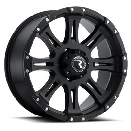 Aluminum Wheels 17x9 Raptor 981 Matte Black 0 Offset 5 on 139.7 Bolt Pattern 106.5 Bore Raceline