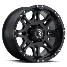 Load image into Gallery viewer, Aluminum Wheels 18x9 Raptor 981 Matte Black -6 Offset 6 on 139.7 Bolt Pattern 106.1 Bore Raceline