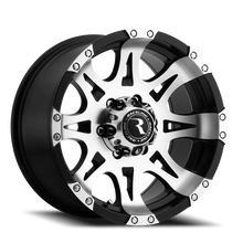 Load image into Gallery viewer, Aluminum Wheels 17x9 Raptor 982 Machined Face Black 6 Offset 6 on 135 Bolt Pattern 87.1 Bore Raceline