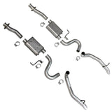 BBK Performance Parts 3002 1987-1993 MUSTANG GT ONLY VARITUNE FULL CAT BACK EXHAUST SYSTEM.