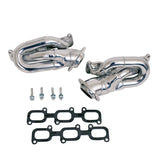 BBK Performance Parts 14420 2011-2017 MUSTANG 3.7L V6 1-5/8 SHORTY EXHAUST HEADERS (Polished Silver Ceramic)