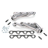 BBK Performance Parts 15150 1986-1993 MUSTANG 5.0 1-5/8 SHORTY HEADERS (POLISHED SILVER CERAMIC)