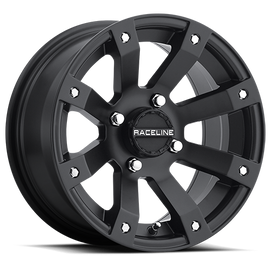 Aluminum Wheels 12x7 Scorpion UTV A79 Satin Black 10 Offset 4 on 110 Bolt Pattern 83.8 Bore Raceline