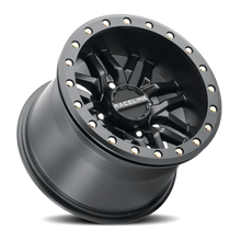 Load image into Gallery viewer, Aluminum Wheels 15x10 Ryno Beadlock UTV A91B Machined Face Satin Black 0 Offset 4 on 156 Bolt Pattern 134.3 Bore Raceline