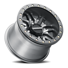Load image into Gallery viewer, Aluminum Wheels 15x10 Ryno Beadlock UTV A91G Matte Dark Gunmetal Grey 0 Offset 4 on 110 Bolt Pattern 90 Bore Raceline