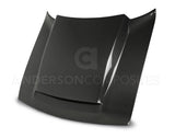 Anderson Composites AC-HD18DGCHDM-KB Type-DP carbon fiber Demon Style cowl hood for 2018-2020 Challenger
