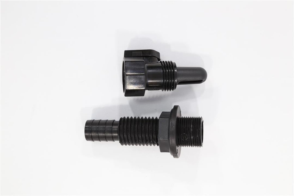 T-H MARINE AHV-1-DP 3/4' BLACK AERATOR WITH VALVE