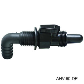 T-H MARINE AHV-90-DP 3/4'  90 DEGREE BLACK AERATOR HEAD