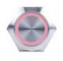 SIERRAMARINE AV10050R PUSH BUTTON HORN SWITCH  RED HALO