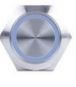 SIERRAMARINE AV10100B PUSH BUTTON SWITCH  BLUE HALO 20A