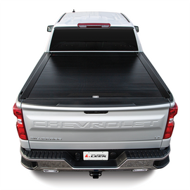Bedlocker Tonneau Cover W-Explorer Rail Kit 04-18 Silverado HD 2500/3500 Dual Rear Wheel- 8 Foot Long Bed Pace Edwards