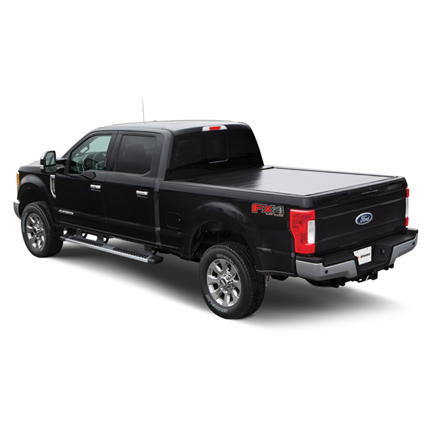 Bedlocker Tonneau Cover W-Explorer Rail Kit 08-16 Ford F-Series Super Duty 8 Foot 1 Inch Long Bed Pace Edwards