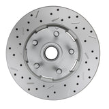 Leed Brakes BFC2002-8405X Power Front Kit with Drilled Rotors and Black Powder Coated Calipers