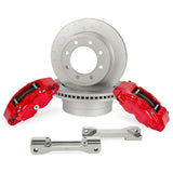 Alcon BKR5459P28 BRAKE KIT, REAR, FORD F250/F350, RED, 363X38MM ROTORS