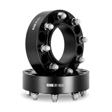 Load image into Gallery viewer, Mishimoto BNWS-005-250BK Wheel Spacers, 6X139.7, 78.1mm Center Bore, M14 X 1.5, 1.00" Thick, Black