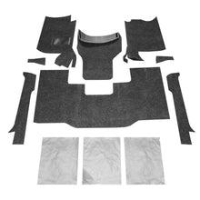 Load image into Gallery viewer, BedRug BRCYJ76F JEEP BEDRUG 76-95 JEEP CJ-7/YJ FRONT KIT 8PC FLOOR KIT (INCLUDES HEAT SHIELDS)