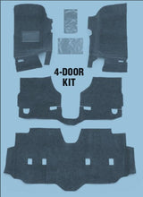 Load image into Gallery viewer, BedRug BRJK07F4 JEEP BEDRUG 07-18 JEEP JK UNLTD 4DR FRONT 4PC FLOOR KIT (INC HEAT SHIELDS)