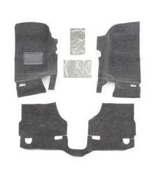 BedRug BRJL18F4 Floor Kit; 3 pc. Front Kit; Includes Heat Shields;