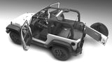 BedRug BRJL18R2 JEEP BEDRUG 18+ JL 2 DOOR BEDRUG 4 PC REAR KIT