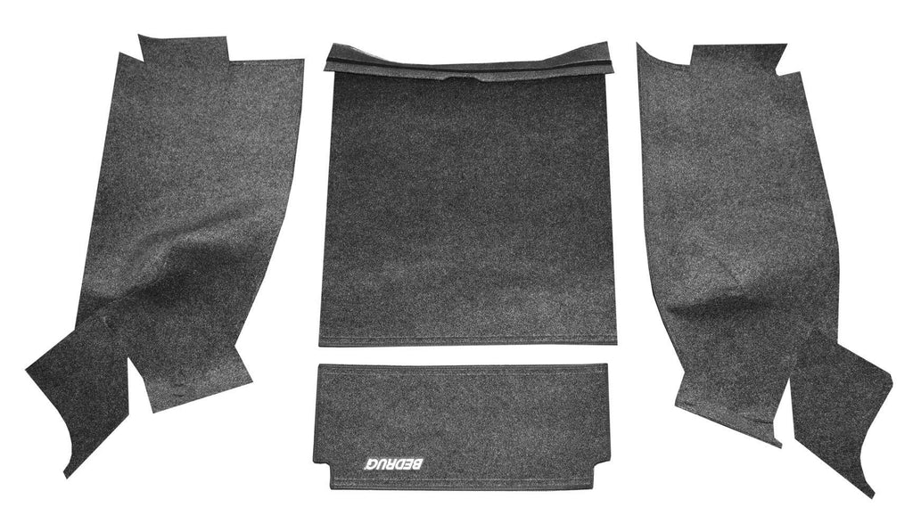 BedRug BRYJ87R JEEP BEDRUG 87-95 JEEP YJ REAR KIT 4 PC CARGO KIT (INC TLGTE & CARGO LINER)