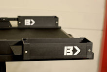 Load image into Gallery viewer, Bedslide Black BedBin Mini Kix 7 Inch X 18 Inch 2 pc Bin Kit