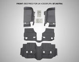 BedRug BTJK07R2 JEEP BEDTRED 07-10 JEEP JK 2DR REAR 5PC CARGO KIT (INC TLGTE & TUB LINER)