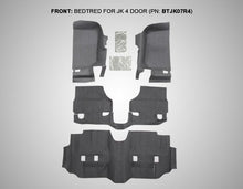 Load image into Gallery viewer, BedRug BTJK07R4 JEEP BEDTRED 07-10 JK UNLTD 4DR RR 5PC CARGO KIT (INC TLGTE &amp; TUB LINER)