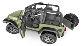BedRug BTJL18F2 JEEP BEDTRED 18+ JL 2 DOOR BEDTRED 2 PC FRONT FLOOR KIT