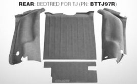 BedRug BTTJ97R JEEP BEDTRED 97-06 JEEP TJ 97-06 REAR 4PC CARGO KIT (INCLUDES TAILGATE)