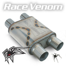 Load image into Gallery viewer, BLACK WIDOW BWDDR-22 RACE VENOM 2.5' DUAL/2.5' DUAL