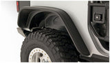 Bushwacker 10052-07 Flat Style Fender Flares Black Textured Finish 2-Piece Rear