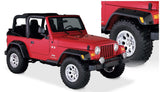 Bushwacker 10908-07 Pocket/Rivet Style Fender Flares Black Textured Finish 4-Piece Set