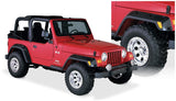 Bushwacker 10917-07 Pocket/Rivet Style Fender Flares Black Textured Finish 4-Piece Set