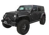 Bushwacker 10923-07 Flat Style Fender Flares Black Textured Finish 4-Piece Set