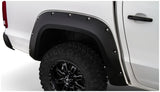 Bushwacker 171004-02 Pocket/Rivet Style Fender Flares Black Smooth Finish 2-Piece Rear